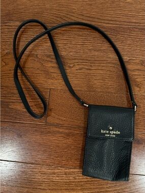 Kate Spade Black Leather Crossbody Bag